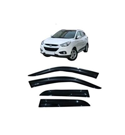 Hyundai Ix35 Cam Rüzgarlığ Parlak Siyah 4 Parça