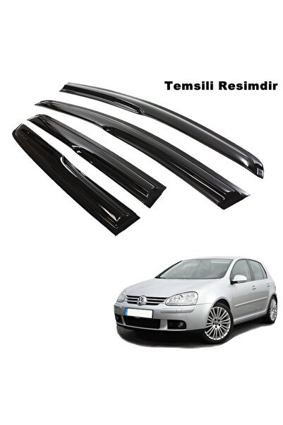 0_org_zoom-485.jpg Vw Golf 5 Mügen Cam Rüzgarlığı 2004-2009 Arası 4 Lü Takım - Görsel 1