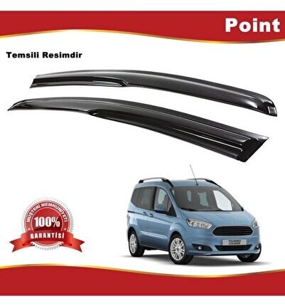 Ford Courier Mügen Cam Rüzgarlığı 2014-2020 Arası 2 Li Takım