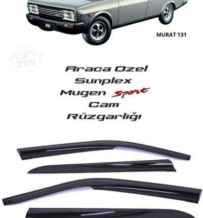 Tofaş Murat 131 Marka Cam Rüzgarlığı Mugen 4'lü