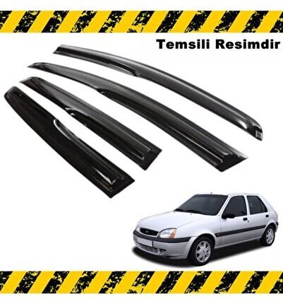 Ford Fiesta Mügen Cam Rüzgarlığı 1990 - 2002 Arası 4 Lü Set
