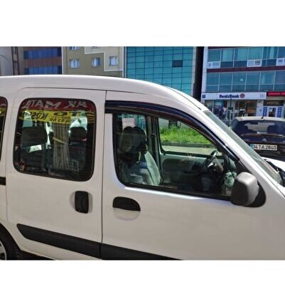 Renault Kango Cam Rüzgarlığı 1998-2008 Yılları Arası Uyumlu Ön 2 Li Siyah Renk
