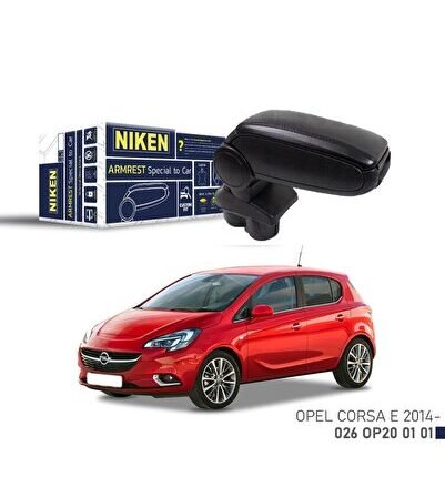 Opel corsa e kol dayama kolçak vidasız orta konsol 2014+
