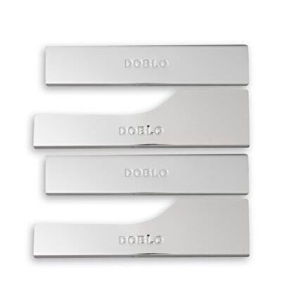 Uyumlu vFiat Doblo Krom Kapı Eşiği Iç 2010 Sonrası Paslanmaz Çelik