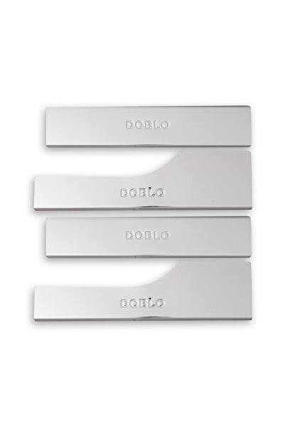 1_org_zoom-10260.jpg Uyumlu vFiat Doblo Krom Kapı Eşiği Iç 2010 Sonrası Paslanmaz Çelik - Görsel 1