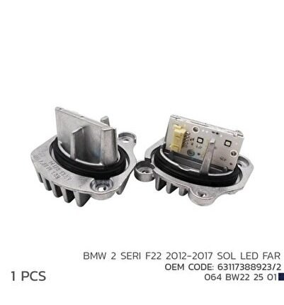 BMW 2 F22 2012-2017 SOL LED FAR MODL 63117388923/2