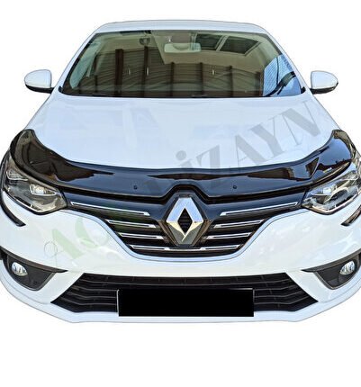RENAULT MEGANE 4 SD 2016+ ARACA ÖZEL KAPUT RÜZGARLIĞI A+ PİANOBLACK (4MM)