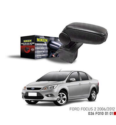 Araca Özel Kolçak Focus Iı 2 2006 - 2012 Arası Siyah