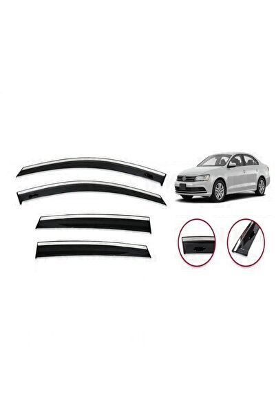 1_org_zoom-11711.jpg KROMLU CAM RÜZGARLIĞI VOLKSWAGEN JETTA 2011 - 2021 ARASI UYUMLU 4LÜ - Görsel 1