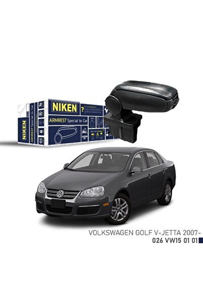 1_org_zoom-11740.jpg Niken VW Golf V -Jetta 2007- Araca Özel Kol Dayama Siyah - Görsel 1