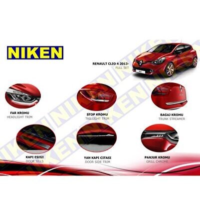 Renault clio 4 komple krom nikelaj kaplama seti 2012+