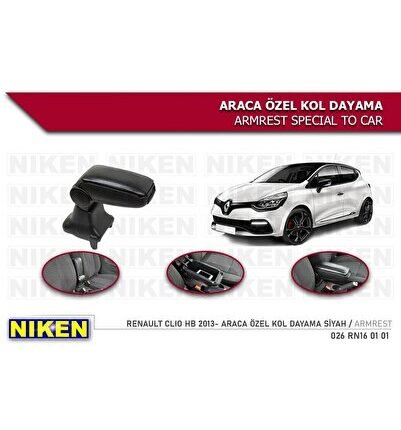 Renault Clio 4 Kol Dayama Kolçak Vidasız Konsol