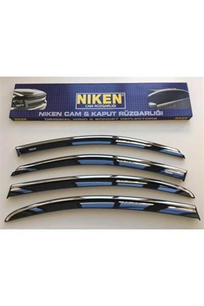 1_org_zoom-12427.jpg Niken Toyota Corolla 2007-2014 Kromlu Cam Rüzgarlığı 4 LÜ - Görsel 1