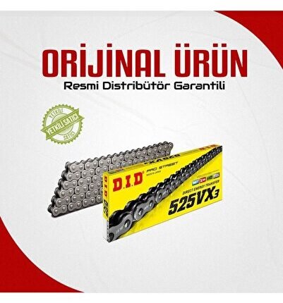 Dıd Yamaha Nıken 900 (2018-2020) 525-114 Bakla Vx3 Zincir Çelik Renk
