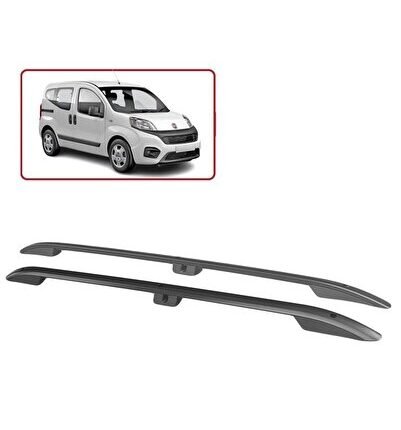 Peugeot bipper tavan çıtası port bagaj taşıyıcı siyah