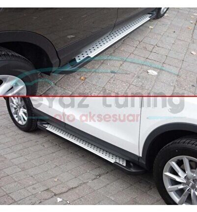 Honda Crv Yan Basamak Koruma 2007-2012 Lüx Tip Noktalı