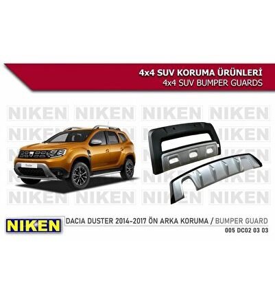 Dacia Duster ön arka koruma 2014-2017 oem model