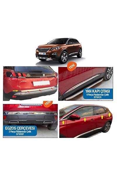 1_org_zoom-13087.jpg Peugeot 3008 full krom seti komple nikelajı kaplama 2017+ - Görsel 1