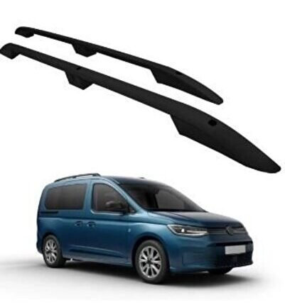 Vw Caddy 1 Maxı Tavan Çıtası Uzun Siyah 2005-2010 Arası modeller uyumlu