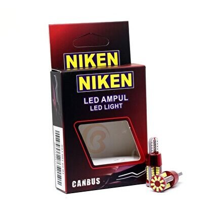 12V T10 Dipsiz Ampul 57 Led'li 2’li SET - Beyaz Işık