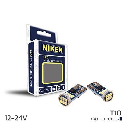 Led Ampul T10 Canbus Park Ledi 18 Ledli Mini 12V