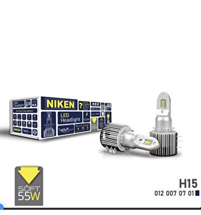 Nova Soft H15 Led xenon 6500k 18.000 Lümen OTO KASIM