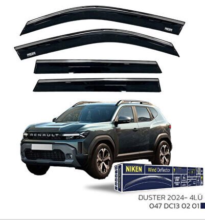 Renault Duster 2024 ve Sonrası Kromlu Cam Rüzgarlığı