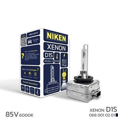 D1s 6000k Beyaz Xenon Far Ampulü 85v 35w 6000kelvin
