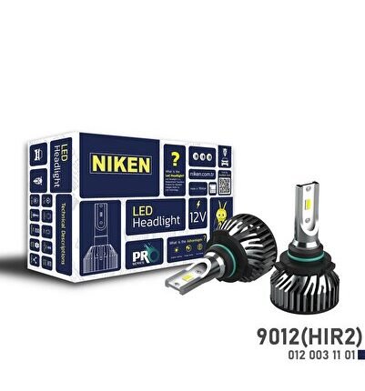 9012 hır2 led xenon far aydınlatma seti şimşek etkili pro 6400lm