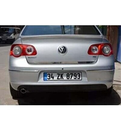 Volkswagen Passat B6 Bagaj Alt Çıtası Krom Nikelajı 2005-2010