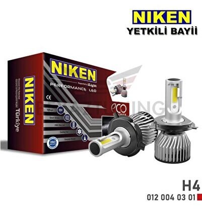 H4 Led Xenon Far Ampulü Eco Niken 8000 Lümen