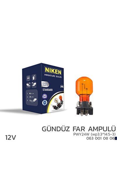 1_org_zoom-13349.jpg 12v Pwy24w Gündüz Far Ampulü (WP3.3*14.5-3) Amb - Görsel 1