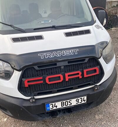 STİCKER LI Ford Transit 2014 2015 2016 2017 2018 Ön Kaput Koruyucu Rüzgarlığı 4 MM KALIN MALZEME