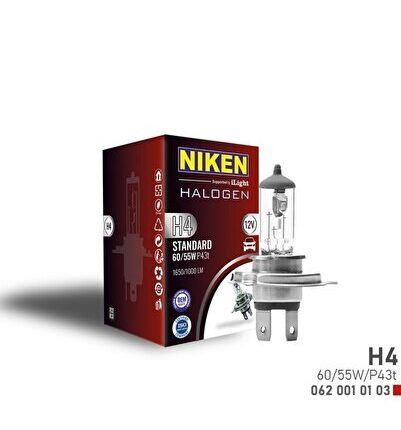 Arttırılmış Halojen Far Ampulü H4