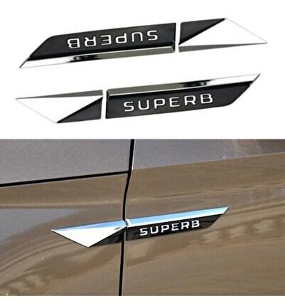 Skoda Superb Çamurluk Bıçağı Logosu Arması