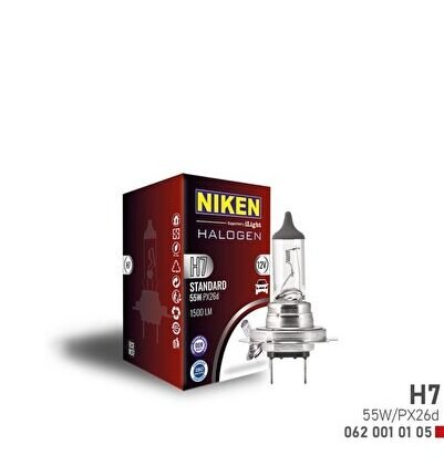 Arttırılmış Halojen Far Ampulü H7