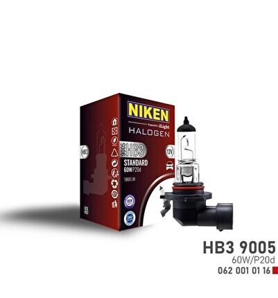 Arttırılmış Halojen Far Ampulü Hb3-9005