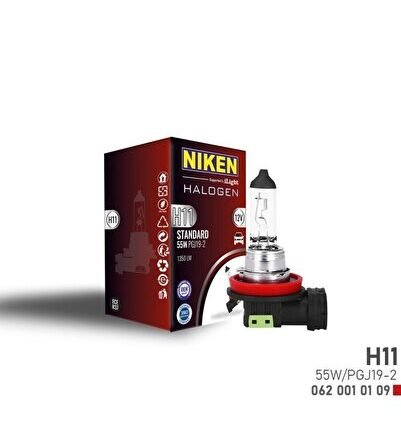 Arttırılmış Halojen Far Ampulü H11