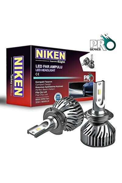 1_org_zoom-13394.jpg Pro Seri Slim Led Xenon Far Ampulü Hb4 9006 12v 6000k 8000lm - Görsel 1