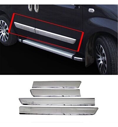 Fiat Fiorino Yan Kapı Çıtası Kromu Nikelajı