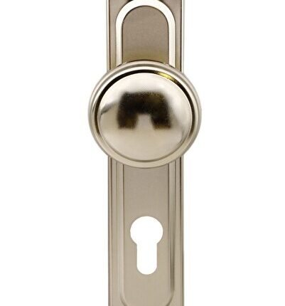 Kumru Aynalı Niken Kapı Tokmağı Topuzu Kolu Metal Tokmak - Kapı Kulpu - 2 Yıl