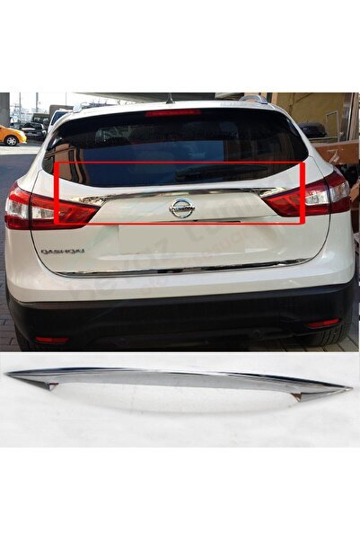 1_org_zoom-13449.jpg Nissan Qashqai Bagaj Üst Çıtası Krom Nikelajı 2014 Sonrası - Görsel 1