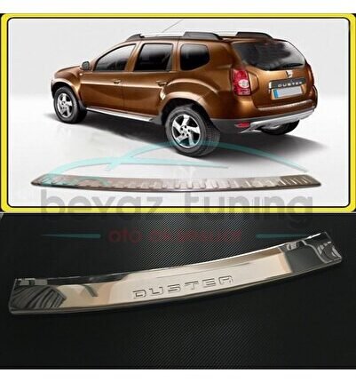 Dacia Duster Arka Tampon Üstü Kromu Nikelajı 2010-2017