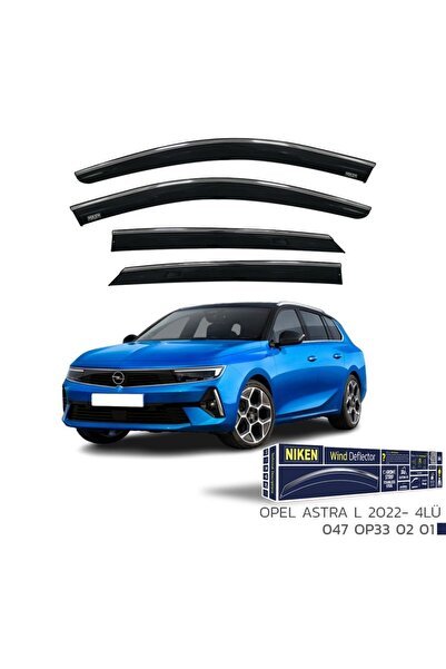 1_org_zoom-13536.jpg Opel Astra Uyumlu L Kromlu Cam Rüzgarlığı -2022 Niken Parça - Görsel 1