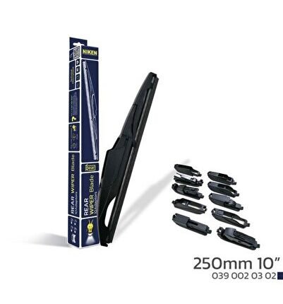 250mm 10 10 APARATLI ARKA SİLECEK SÜPÜRGESİ