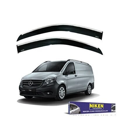 Mercedes vito cam rüzgarlığı kromlu 2015+