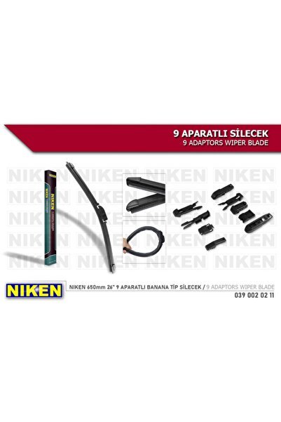 1_org_zoom-13667.jpg Nıken 400mm 16" 9 Aparatlı Banana Tip Silecek - Clsgarage - Görsel 1