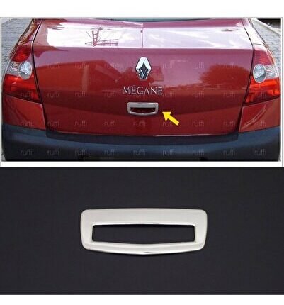 Renault Megane 2 Bagaj Açma Kromu Nikelajı 2003-2009