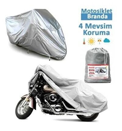 Yamaha Niken Gtmotor brandası Arka Çanta Uyumlu (bağlantı, Kilit Uyumlu) 4 Mevsim Koruma Gri