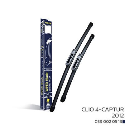 Niken Muz Silecek Takımı Renault Captur 2013-2015 ile uyumlu